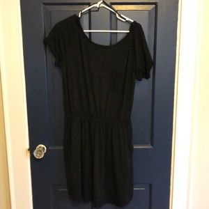 Rachel Roy tee shirt dress in black sz L